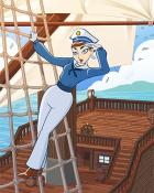 Thousand Island Solitaire HD Skipper Pam Badge