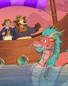 Dragon Ahoy Badge - Thousand Island Solitaire HD