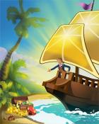 Treasure Ho Badge - Thousand Island Solitaire HD