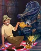 Temple Tea Time Badge - Tri-Peaks Solitaire HD