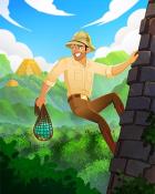 Tri-Peaks Solitaire HD Tex Wall Climbing Badge