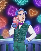 World Class Solitaire HD Jack of Spades Great Party Badge