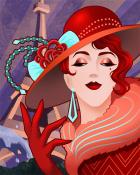 World Class Solitaire HD Stylish Queen Badge