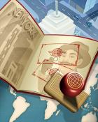 World Class Solitaire HD Visa Stamp Badge