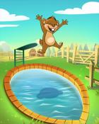 Word Whomp HD Carrot Pool Badge