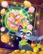 Flowery Jackpot Badge - Pogo Slots