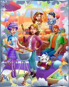 Second Board Sports Tailgate Party Bingo Badge