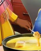 Card Scramble: Viola's Diner Fondue Party I3 Badge