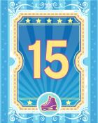 Pogo on Ice 15 Badge - Jet Set Solitaire