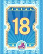 Pogo on Ice 18 Badge - Garden Blast