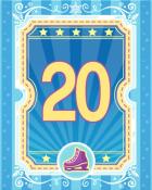 Pogo on Ice 20 Badge - Snowbird Solitaire