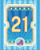 Pogo on Ice 21 Badge - Snowbird Solitaire
