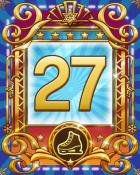 Pogo on Ice 27 Badge - Tri Peaks Solitaire HD