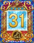 Pogo on Ice 31 Badge - Mahjong Safari HD