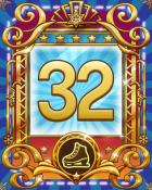 Pogo on Ice 32 Badge - Mahjong Safari HD