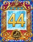 Pogo on Ice 44 Badge - Yahtzee! Wild