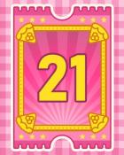 Pie Eating Contest Badge 21 - Garden Blast