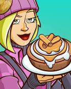 Pie Eating Contest Maple Marie Badge