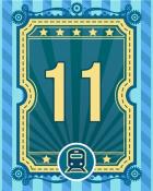 All Aboard 11 Badge - Snowbird Solitaire