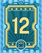 All Aboard 12 Badge - Snowbird Solitaire