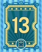 All Aboard 13 Badge - Trizzle