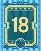 All Aboard 18 Badge - Mahjong Sanctuary