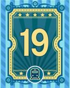 All Aboard 19 Badge - Lumeno