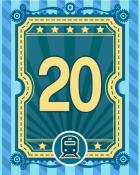 All Aboard 20 Badge - Lumeno