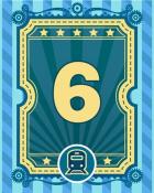 All Aboard 6 Badge - Garden Blast