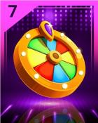 Jet Set Solitaire Lucky Spinner 7 Badge