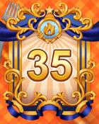 Tri-Peaks Solitaire HD Grill Masters Badge 35