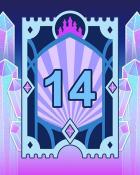 Crystal Palace Badge 14 - Jet Set Solitaire
