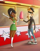 Cotton Candy Date At The Fair Badge