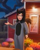 Squirrel Alice Costume Contest Badge