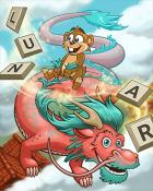 Drake and Nestor Badge - Word Whomp HD