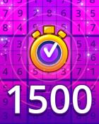 Time Challenge Expert 1500 Badge - Pogo Daily Sudoku