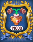 Total merge 14000 Badge - Merge Academy