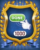 Complete orders 1000 Badge - Merge Academy