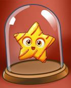 Cookie Connect Striped Star Cookie Badge