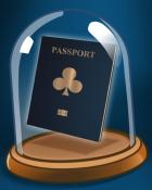 First Class Solitaire HD Passport Badge