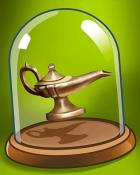 Jigsaw Treasure Hunter HD Magic Lamp Badge