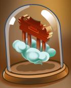 Mahjong Garden HD Temple Entrance Badge