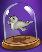 Mahjong Sanctuary Baby Seal Badge