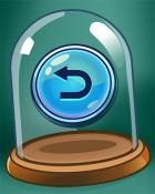 Blue Undo Badge - Pogo Addiction Solitaire HD