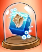 Quinn's Aquarium Sea Shell Ocean Tile Badge