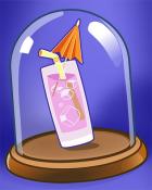 Snowbird Solitaire Tropical Cocktail Badge