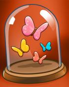 Trizzle Colorful Butterflies Badge