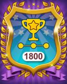 Pogo Daily Sudoku Weekly Special Puzzle 1800 Badge