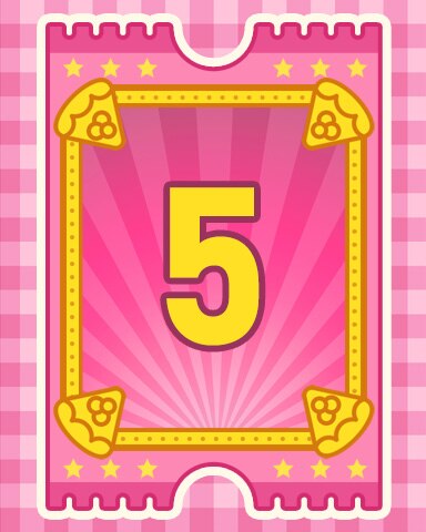Pie Eating Contest Badge 5 - Tri-Peaks Solitaire HD