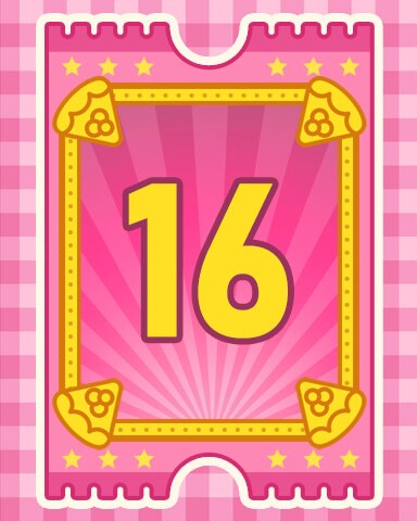 Pie Eating Contest Badge 16 - Sweet Tooth Town